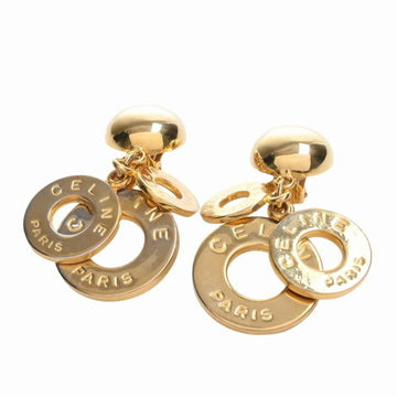 CELINE hoop earrings gold ladies