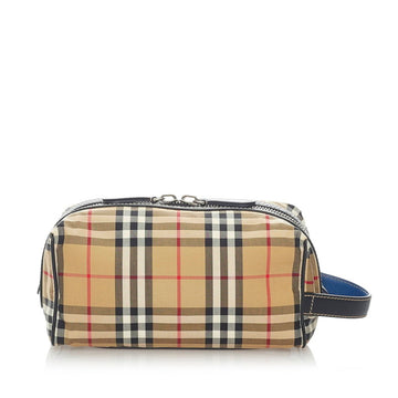 Burberry nova check second bag beige canvas leather men BURBERRY