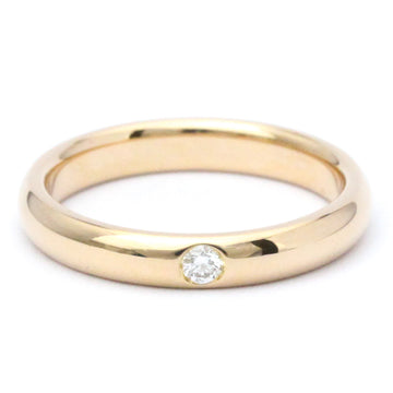HARRY WINSTON Wedding Band Ring 1P Diamond Pink Gold [18K] Fashion Diamond Band Ring Pink Gold
