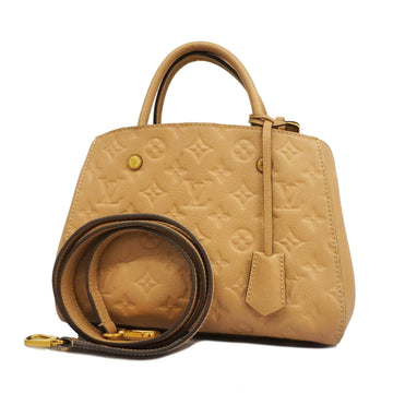 LOUIS VUITTONAuth  Monogram Empreinte 2way Bag Montaigne BB M44160 Women's Beige