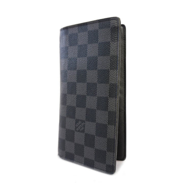 LOUIS VUITTON[3yd3542]Auth  Bifold Long Wallet Damier Graphite Portefeuille Brother N62665