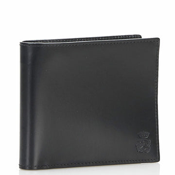 PAUL SMITH Wallet Bifold Black Leather Men's