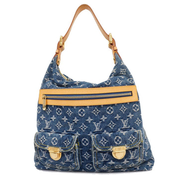 LOUIS VUITTON Shoulder Bag Monogram Denim Baggy GM M95048 Blue Ladies