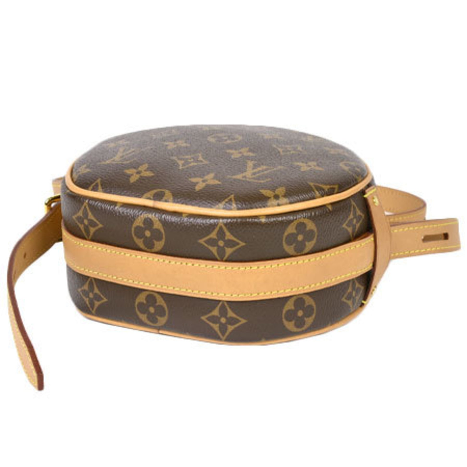 Pre-Owned Louis Vuitton Shoulder Bag Bowat Chapo Brown Black Gold