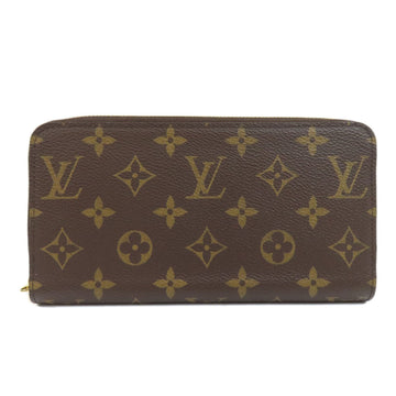 LOUIS VUITTON M42616 Zippy Monogram Long Wallet Canvas Women's