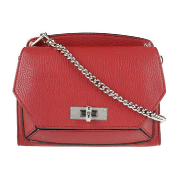 BALLY Barry SUZY SMALL Suzie shoulder bag leather red chain