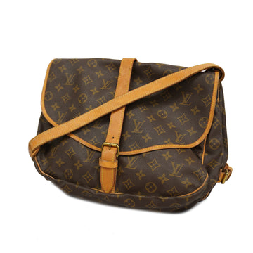 LOUIS VUITTONAuth  Monogram Saumur 35 M42254 Women's Shoulder Bag