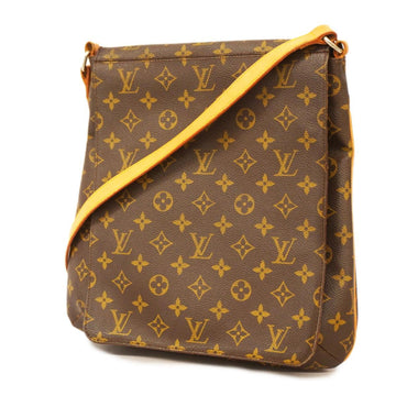 LOUIS VUITTON Shoulder Bag Monogram Musette M51256 Brown Ladies