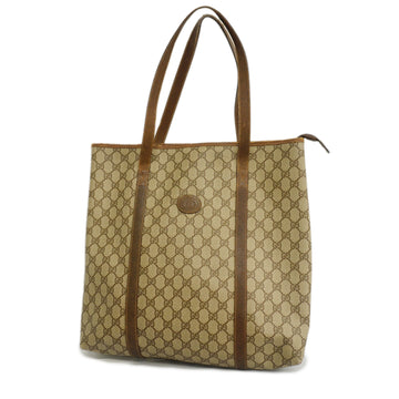 GUCCIAuth  41 02 110 Women's GG Supreme Tote Bag Beige,Brown