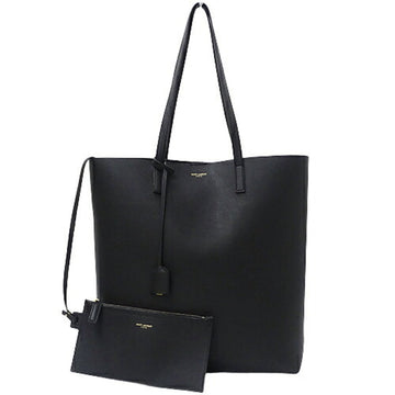 SAINT LAURENT Bag Ladies Tote Leather North South Black 600360