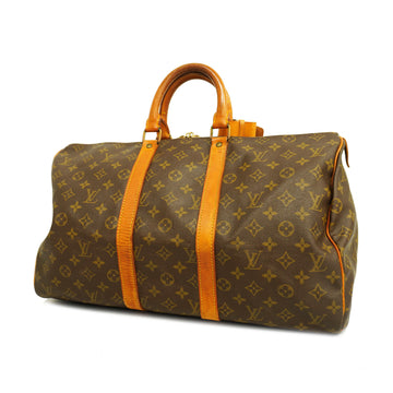 LOUIS VUITTONAuth  Monogram Keepol 45 M41428 Boston Bag