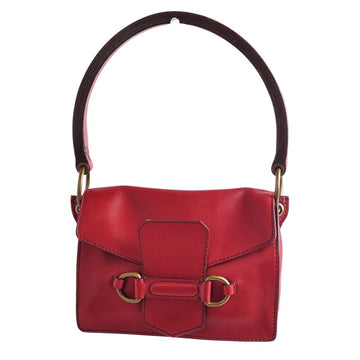 MIU MIUmiu bag handbag calf leather ladies red