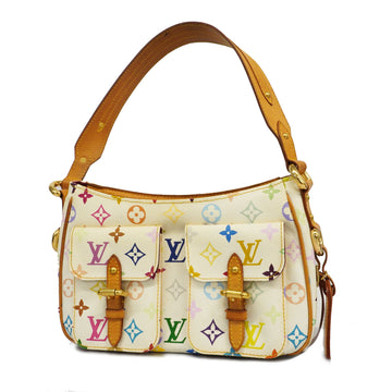 LOUIS VUITTONAuth  Monogram Multicolore Lodge PM M40053 Women's Shoulder Bag Blanc