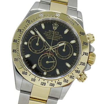 ROLEX Cosmograph Daytona 116523 random number watch men's self-winding AT stainless steel SS gold YG combination polished