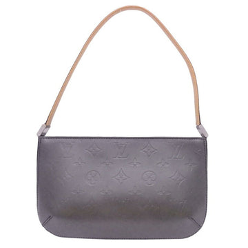 Louis Vuitton Shoulder Bag Monogram Matte Fowler Gray Black Leather Ladies M55142