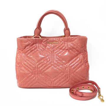 Miu Miu MIUMIU Shoulder Bag Handbag Pink Ladies