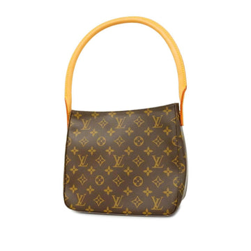 LOUIS VUITTON Shoulder Bag Monogram Looping MM M51146 Brown Ladies