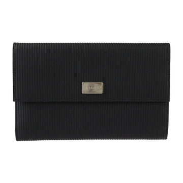 BVLGARI Organizer Millerigue Clutch Bag 25562 Country Calf Leather Black Second