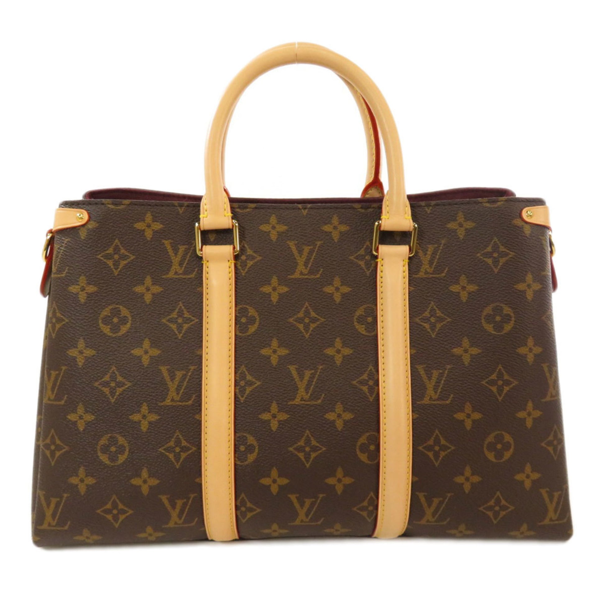 louis vuitton Soufflot MM open monogram top handle bag m44816