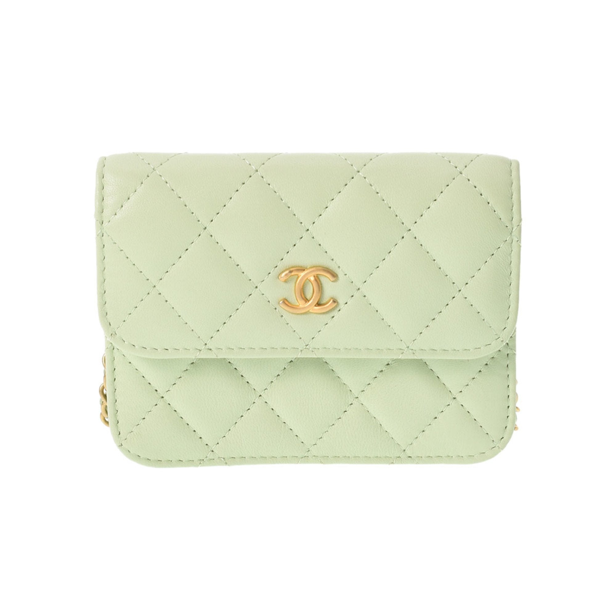 Mint green chanel on sale bag