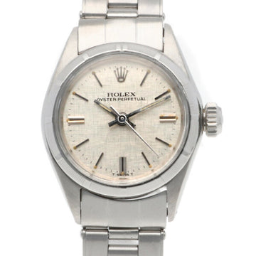 ROLEX Oyster Perpetual Watch Stainless Steel 6623 Automatic Winding Women's