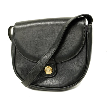 CELINEAuth  Women's Leather Shoulder Bag Black