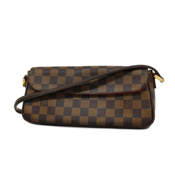 LOUIS VUITTON Shoulder Bag Damier Recoleta N51299 Brown Women's