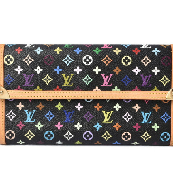 LOUIS VUITTON Multicolor Monogram Porte Tresor International Long Wallet  Clutch