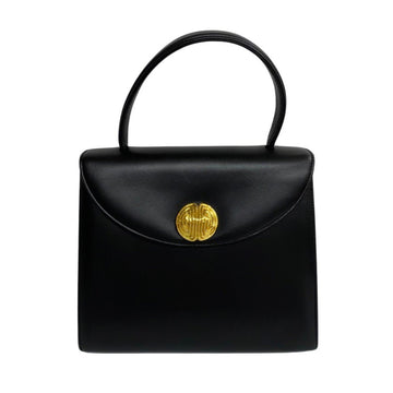 GIVENCHY logo metal fittings leather genuine handbag mini tote bag black