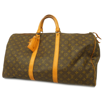 LOUIS VUITTONAuth  Monogram Keepol 55 M41424 Men,Women,Unisex Boston Bag