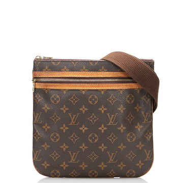 Louis Vuitton Monogram Pochette Bosphore Shoulder Bag M40044 Brown PVC Leather Ladies LOUIS VUITTON