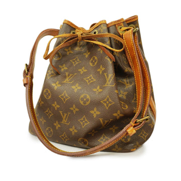 LOUIS VUITTONAuth  Monogram Petit Noe M42226 Women's Shoulder Bag