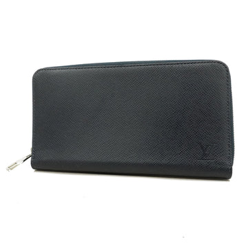 Louis Vuitton Taiga Zippy Organizer M30515 Men's Long Wallet (bi-fold) Navy Blue