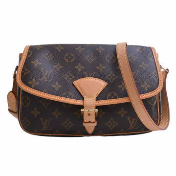 LOUIS VUITTON Monogram Sologne Shoulder Bag M42250 Brown PVC