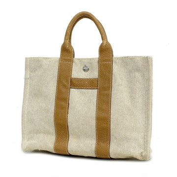 HERMES Tote Bag Sac Arne PM Toile Ash Brown Ladies