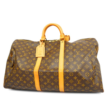 LOUIS VUITTONAuth  Monogram Keepol 55 M41424 Men,Women,Unisex Boston Bag