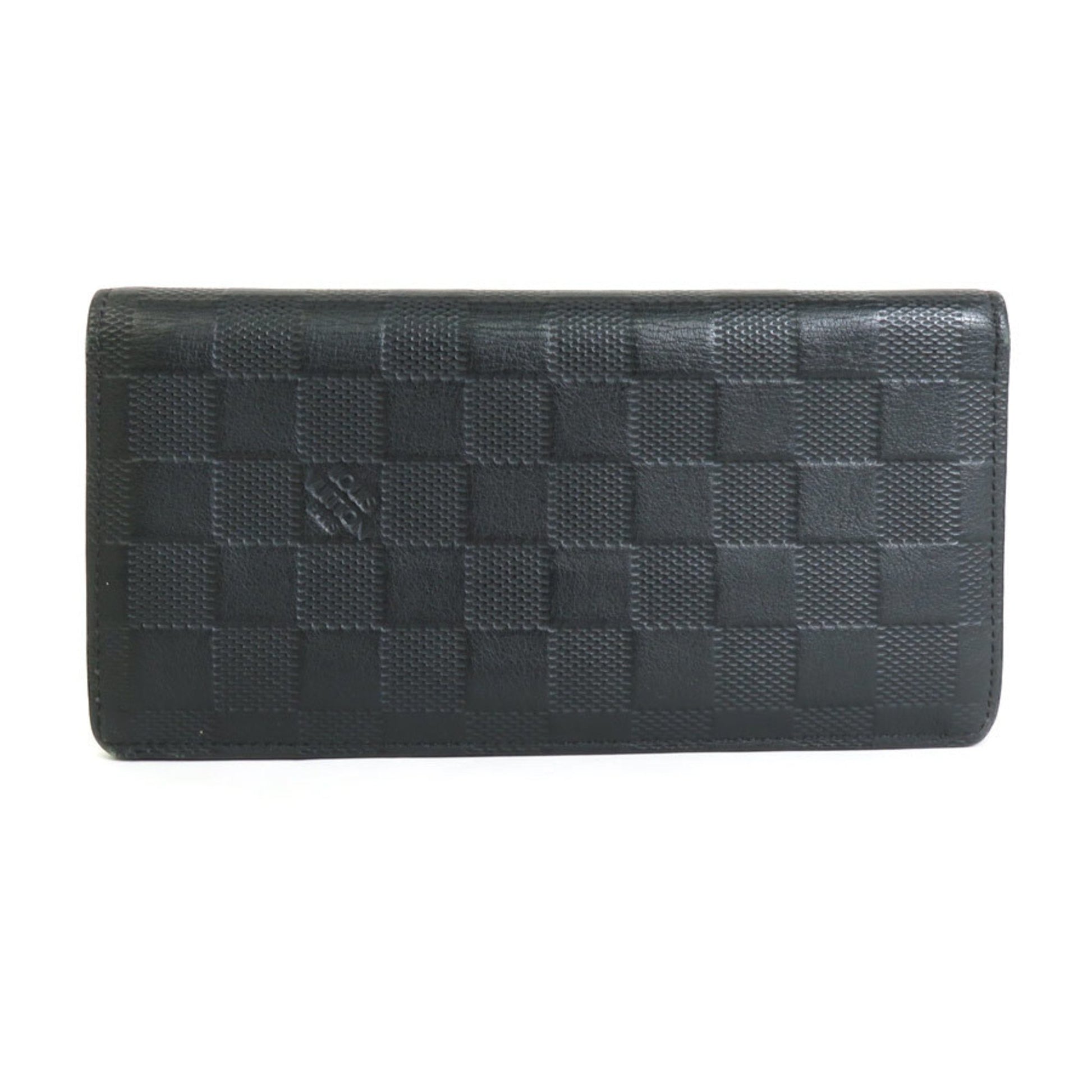 Shop Louis Vuitton DAMIER INFINI Brazza wallet (N63010) by