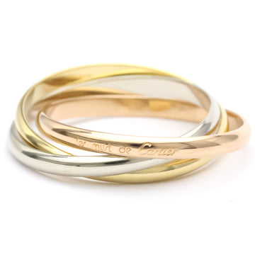 Cartier Trinity Pink Gold (18K),White Gold (18K),Yellow Gold (18K) Fashion No Stone Band Ring Gold