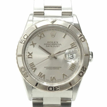 Rolex Datejust men's 16264 automatic F serial made around 2003 SS WG watch Thunderbird winding white gold