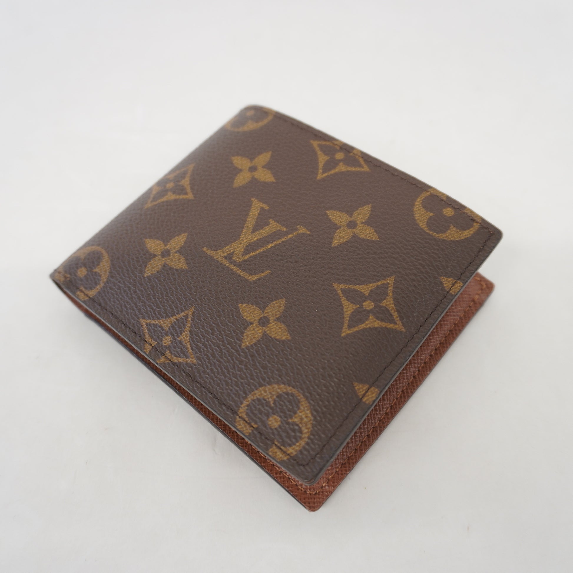Louis Vuitton Bi-Fold Wallet Monogram Portofeuil Marco NM M62288 Brown Men's