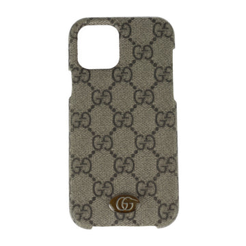 GUCCI iPhone12/12Pro Case Ophidia Other Fashion 668406 GG Supreme Canvas Beige Ebony Smartphone