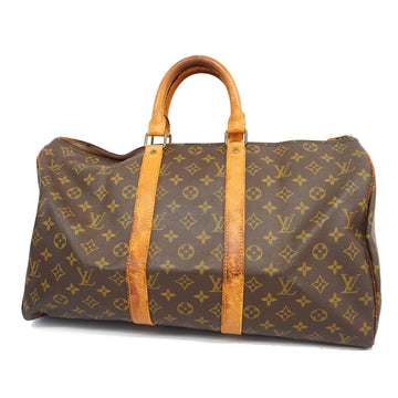 LOUIS VUITTONAuth  Monogram Keepol 45 M41428 Men,Women,Unisex Boston Bag