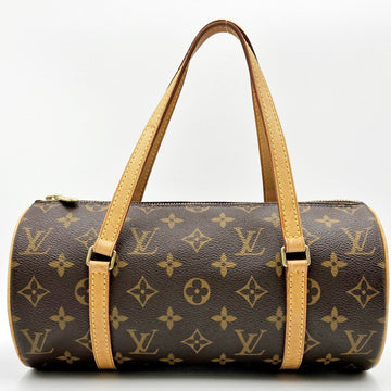 LOUIS VUITTON Papillon 30 Monogram Handbag Shoulder Bag Brown PVC M51385 Women's Men's Fashion