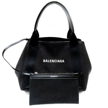 BALENCIAGA Navy Cabas S 339933 Bag Handbag Ladies