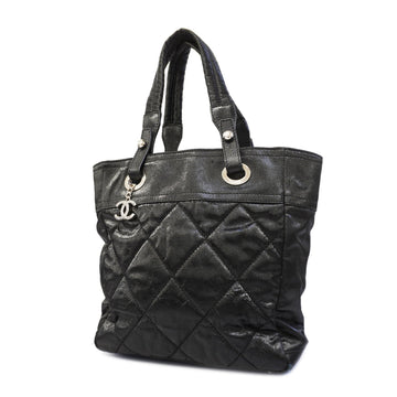 Chanel Paris Biarritz Women's Handbag,Tote Bag Black