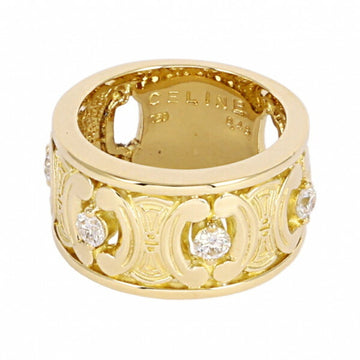 Celine Macadam Ring K18YG Yellow Gold