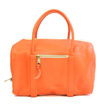 CHLOE Madeleine Women's Leather Boston Bag,Handbag Light Orange