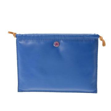 HERMES Pillow Blue France Palladium Hardware Z Stamp [Around 2021] Women's Anny Milo Pouch