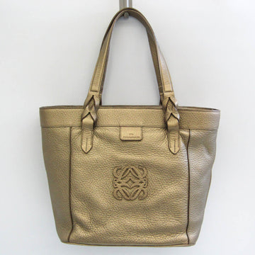 LOEWE Fusta 316.27.G46 Women's Leather Tote Bag Bronze,Gold