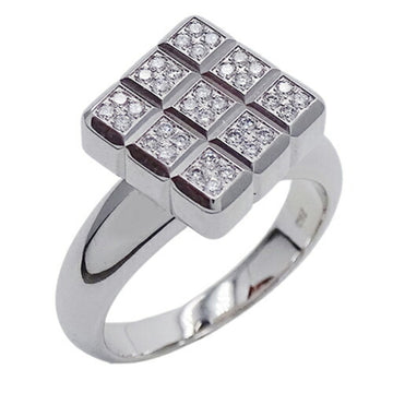 Chopard ring Lady's brand diamond 750WG white gold ice cube approximately 13 jewelry